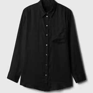 GAP boyfriend 100% linen shirt - women’s size L - NWOT
